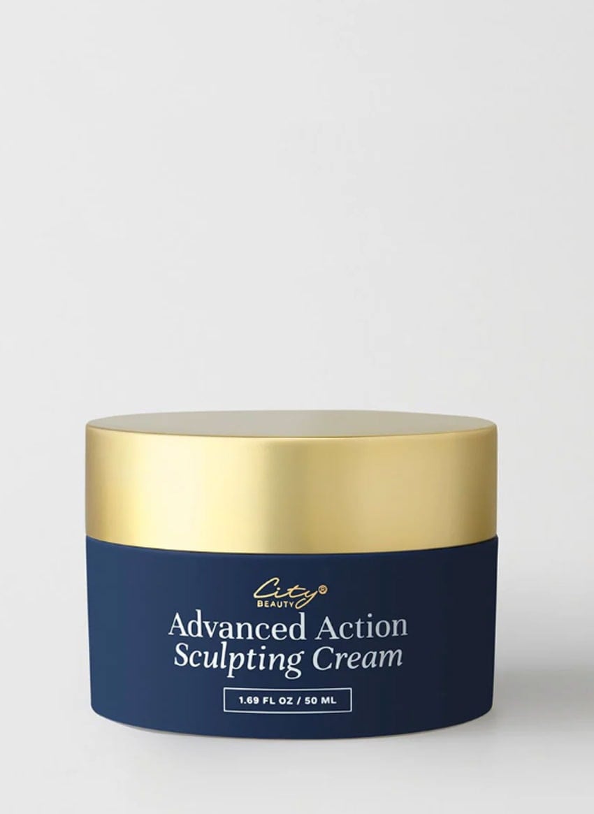 image of city beauty sculpting cream against a neutral background