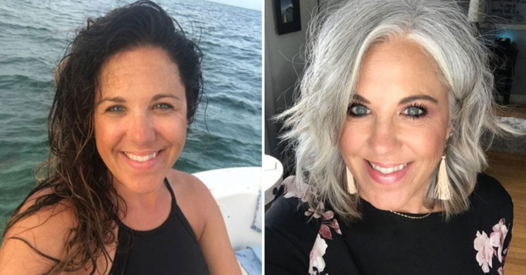 10. Gray Hair Dye Over Blue: Before and After Photos - wide 4