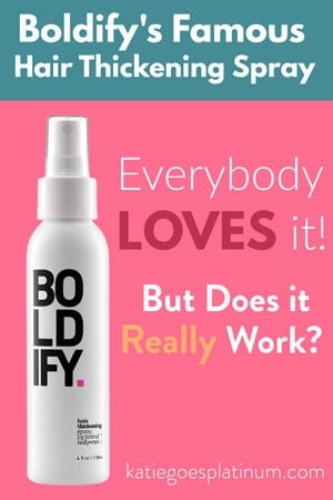 BOLDIFY Texture Spray for Hair - Hair Volumizer Hairspray for Root