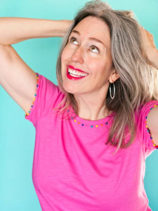 My Current Gray Hair Care Routine