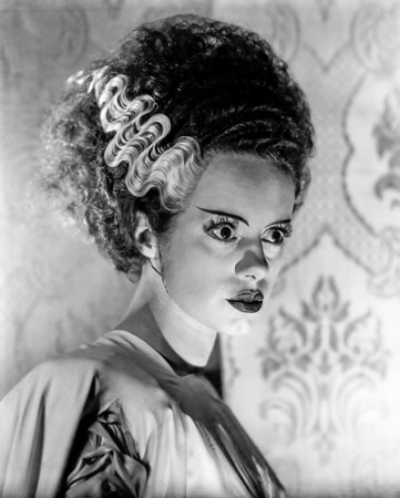 image of Elsa Lanchester from the Bride of Frankenstein movie