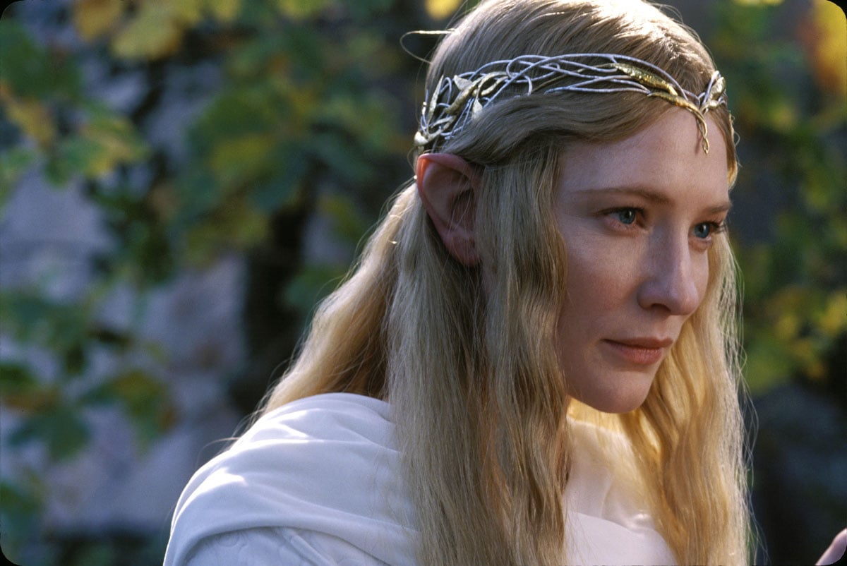 image of fairy queen Cate Blanchett in Lord of the RIngs