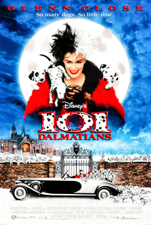 image of Cruella de ville from 101 Dalmations