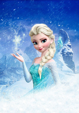 image of Elsa from Disney's Frozen