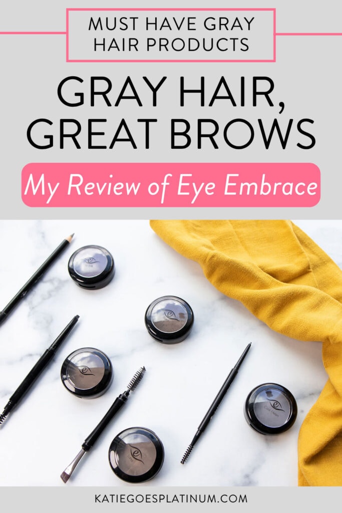 pinterest pin showcasing eye embrace products