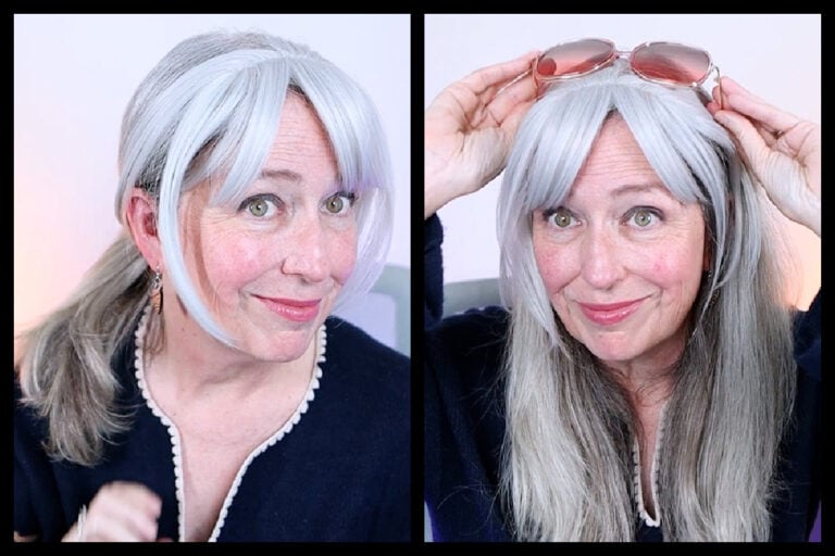 I Tested 4 Clip-On Bangs Before Cutting Bangs on My Gray Hair