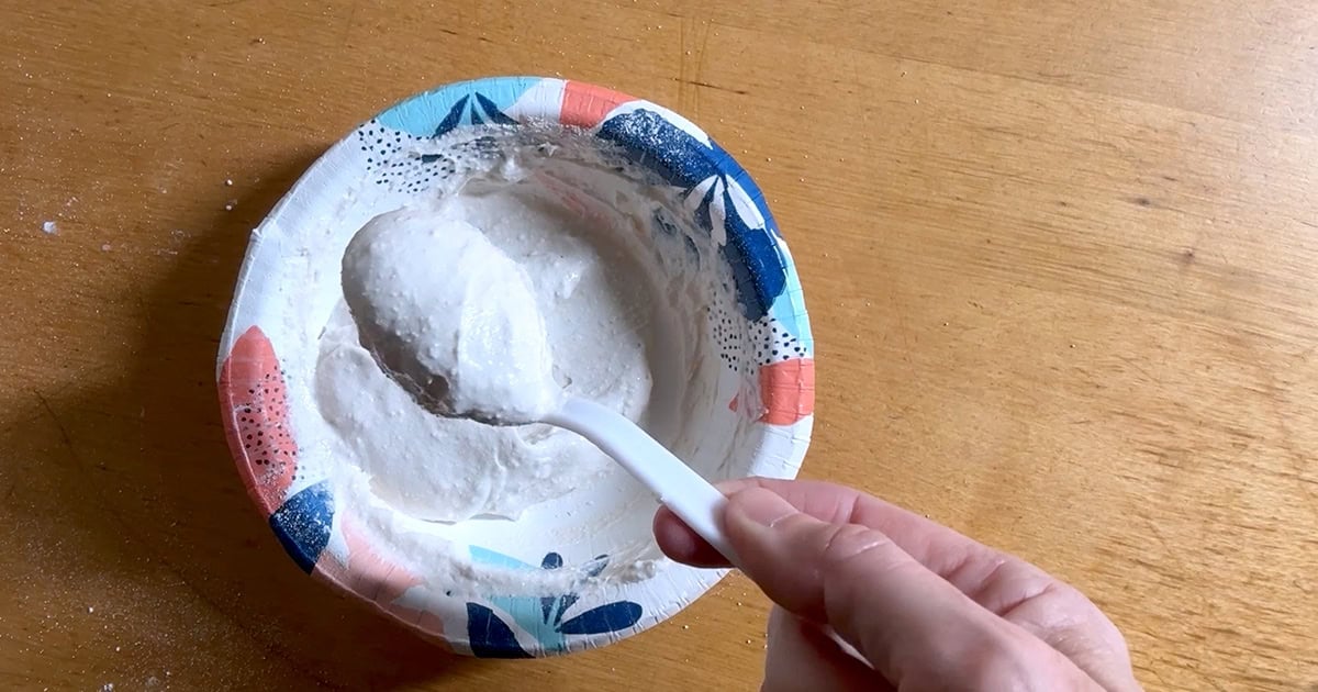 image of QuickSilverHair clay all mixed up