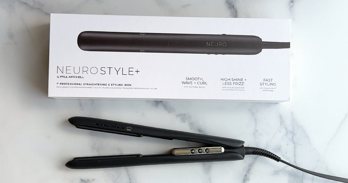 image of paul mitchell neuro flat iron and box